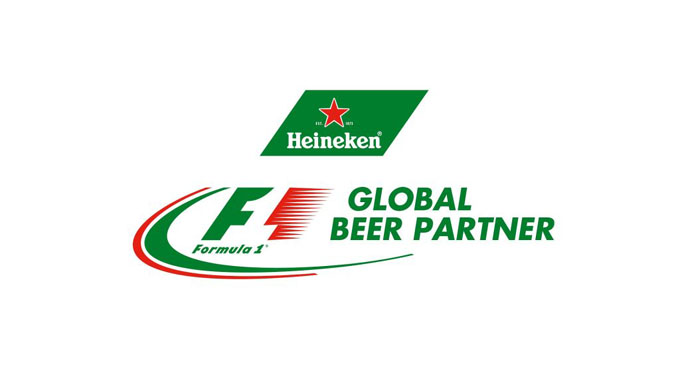 Heineken beer partner of the Formula One
